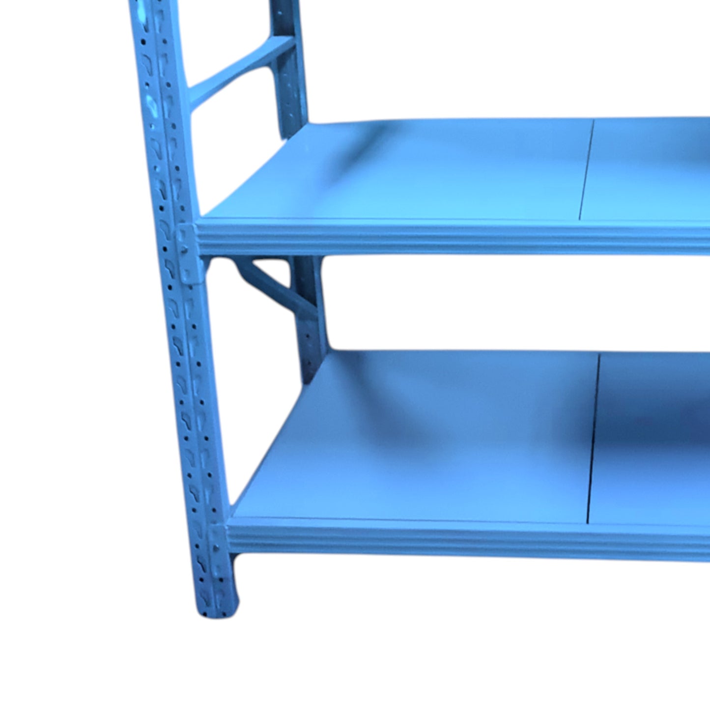 1.5m X 2m X 60cm Metal Warehouse Garage Shelf Storage Shelving - Blue