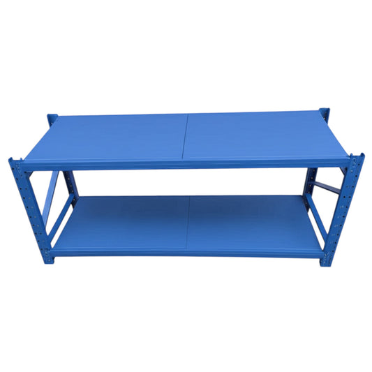 2m L X 0.9 H X 0.6 D Metal Workbench Storage Tools Shelf – Blue
