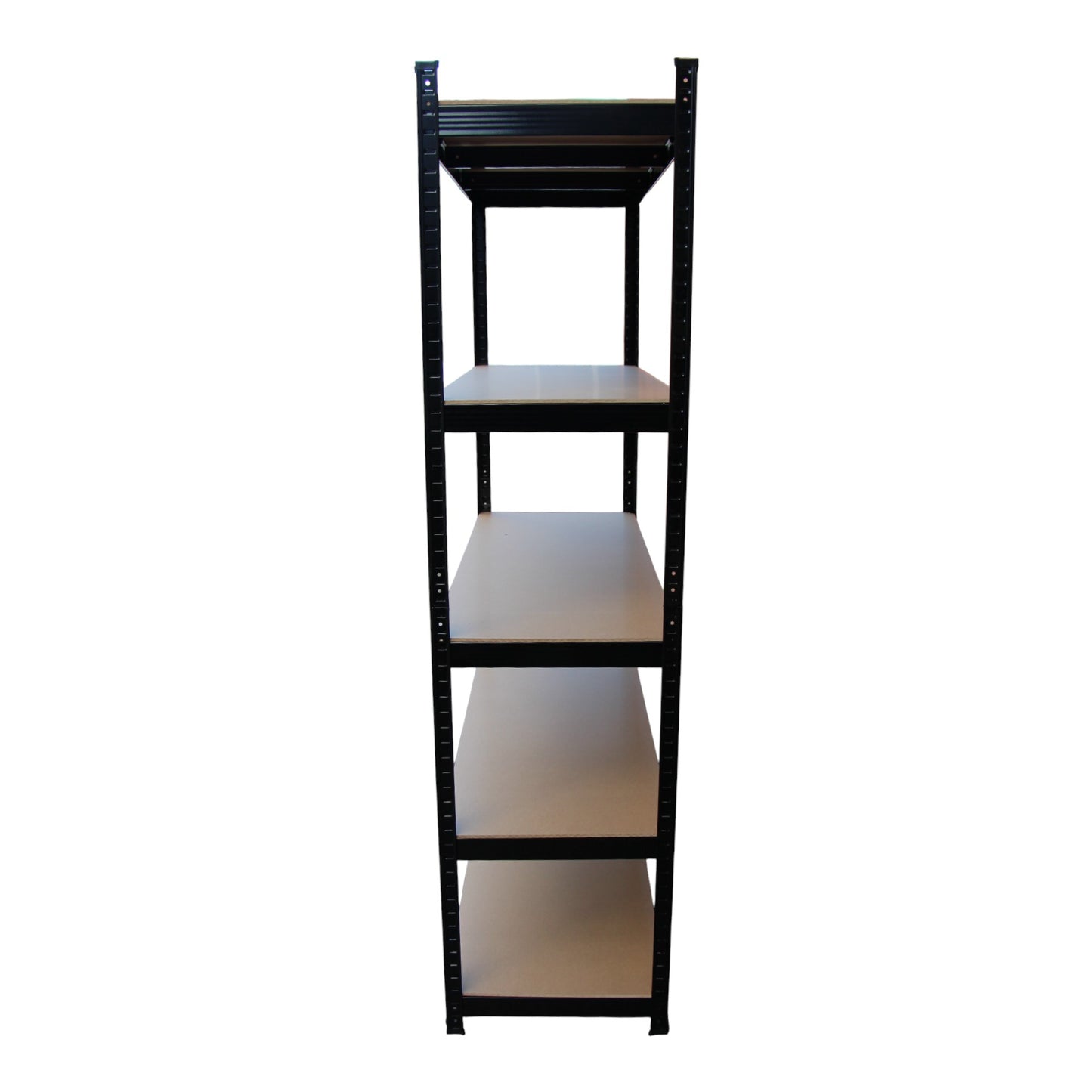 120 X 180 X 45cm Metal 5 Layer Warehouse Garage Shelf Shelving (875Kg Capacity) – Black