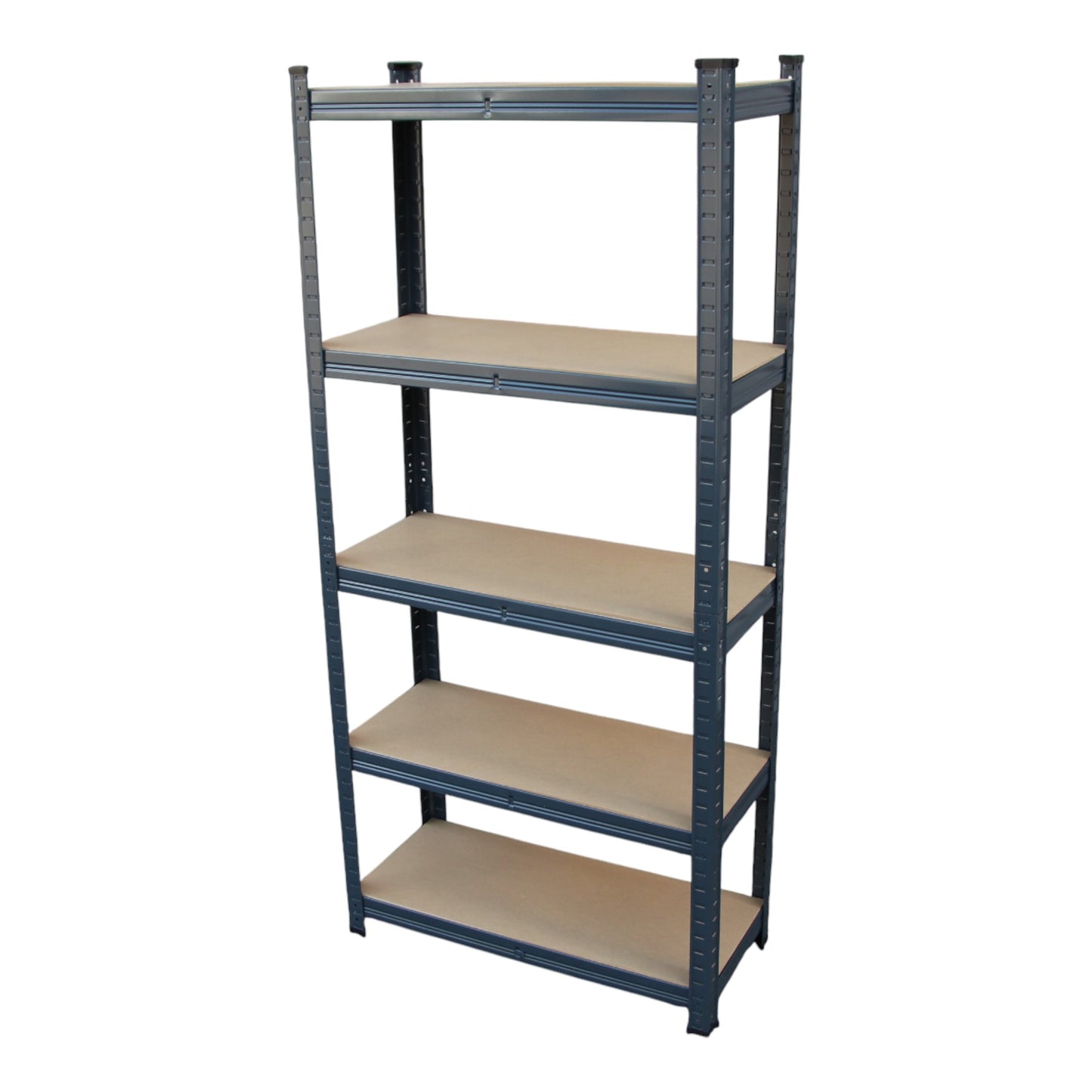 70 X 150 X 30cm Metal 5 Layer Warehouse Garage Shelf Mdf Shelving (750Kg Capacity) – Charcoal