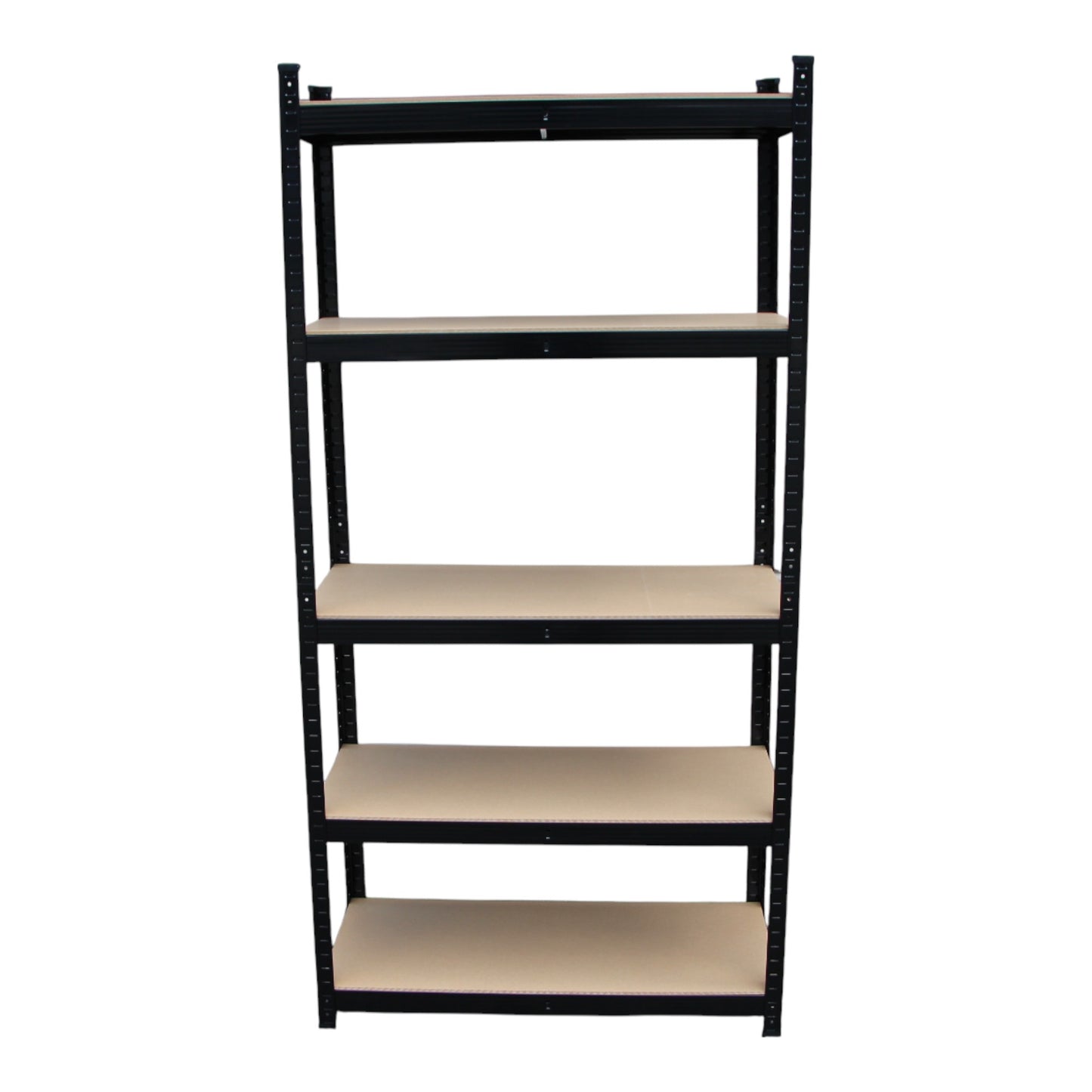 90 X 180 X 40cm Metal 5 Layer Warehouse Garage Shelf Mdf Shelving (875Kg Capacity) – Black