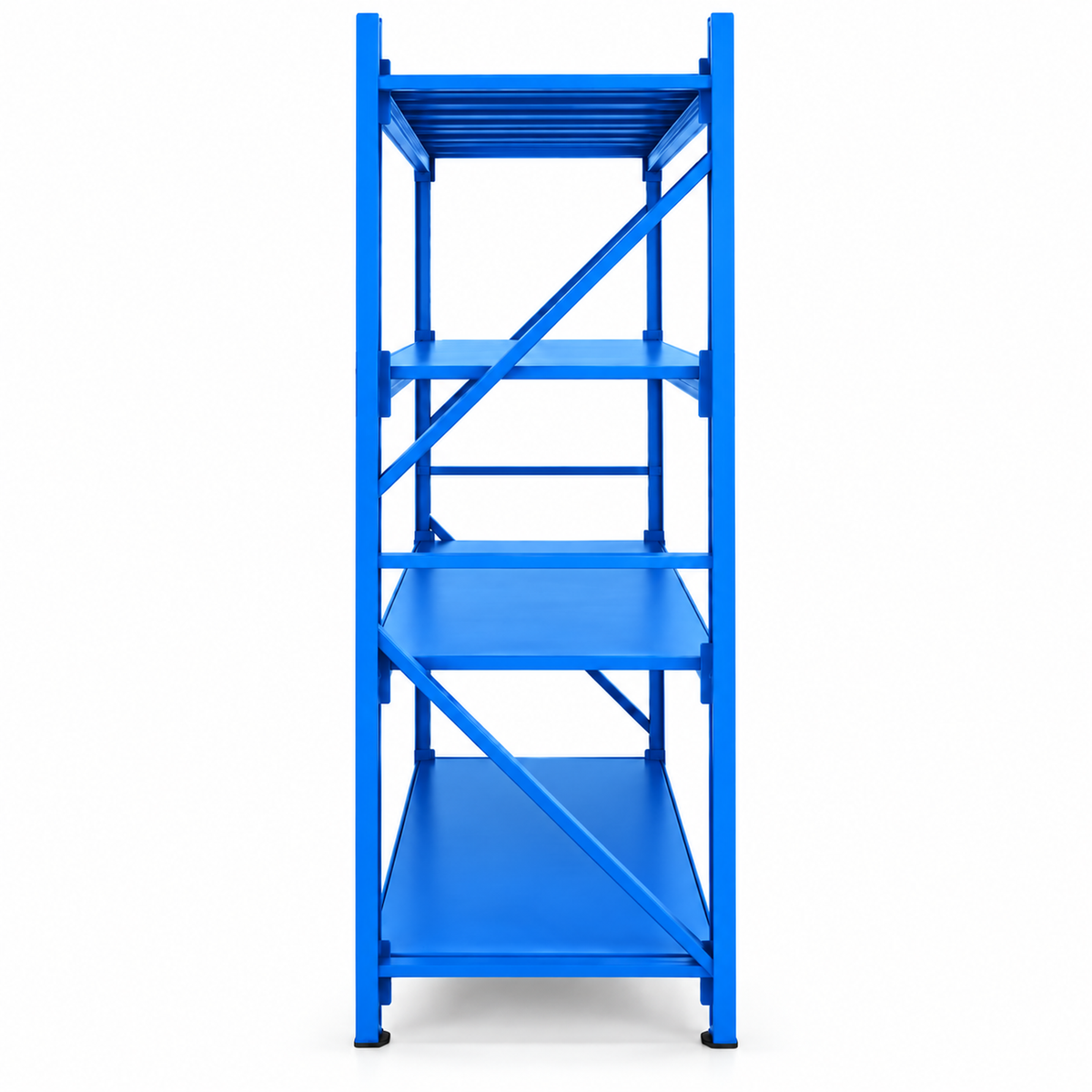1.5m X 2m X 60cm Metal Warehouse Garage Shelf Storage Shelving - Blue